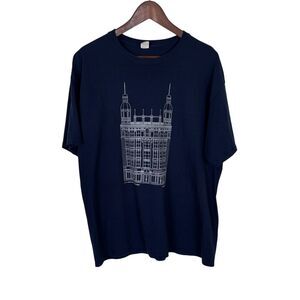 Hanes Navy Blue Woolworth Bon-Ton T-Shirt Men’s XL Lancaster, PA Collectors